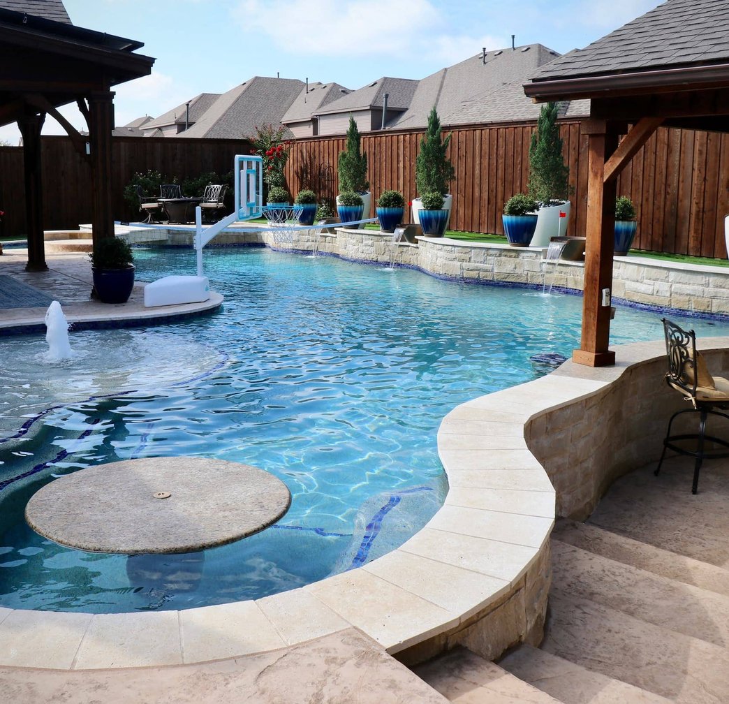 Luxury pool and spa design